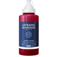Lefranc Bourgeois Series 1 366 - Verf - acrylverf - karmijnrood - halfdoorzichtig - dun - 750 ml