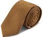 Bohemian Revolt 6 cm Stropdas van Bruin Zijden Twill
