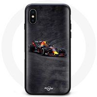 Maniacase Hoesje voor iPhone XS Max Formule 1 Blauw Verstappen