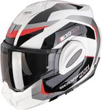 Scorpion Exo-Tech Evo Pro Acuti Grey Black Red - Systeemhelm - Maat L - Motorhelm - ECE 22-06 gekeurd
