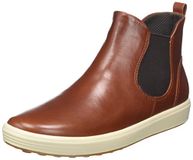 ECCO SOFT 7W Chelsea Boot, Cognac