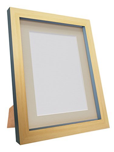 FRAMES BY POST FRAMES VAN POST Magnus fotolijst, gerecycled kunststofbeuken/donkergrijs, 14 x 8, afbeeldingsgrootte 10 x 4 inch