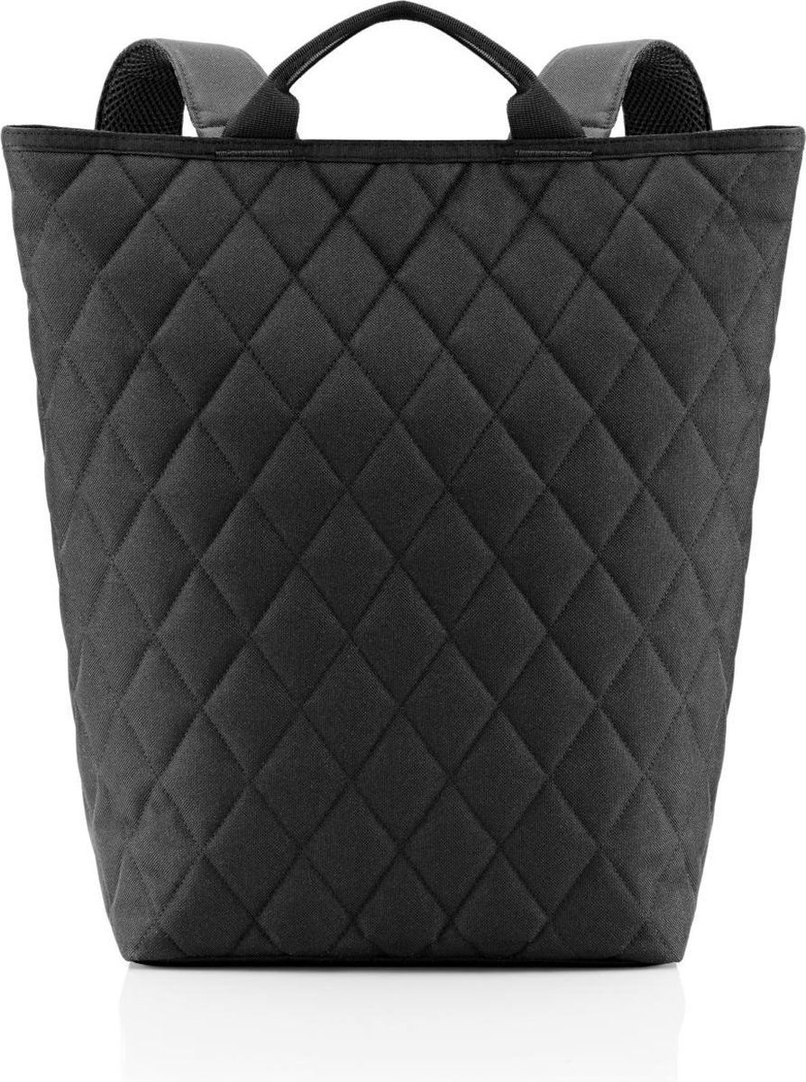 reisenthel Shopper-Backpack Rugzak/Shopper - 16L - Rhombus Black Zwart