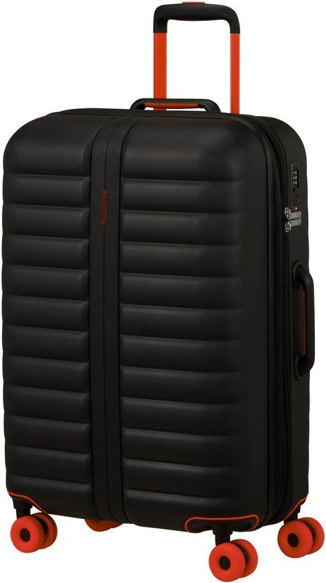 American Tourister Neovibe Spinner 67 cm - Uitbreidbaar 66/74 liter - 67x46x27/30 cm - true black