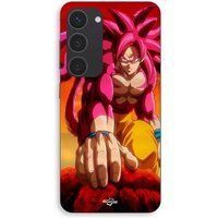 Maniacase Coque Pour Samsung Galaxy S23 Dragon Ball Daima GOKU transformation SSJ4