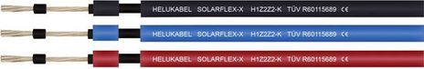 Helukabel SOLARFLEX®-X H1Z2Z2-K 713546 Câble solaire 1 x 4 mm² Bleu 100 m