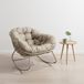 VITA Lounge schommelstoel Royal Rocking II creme