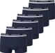 uncover by SCHIESSER Schiesser Uncover Boxershorts Mannen Donkerblauw Effen 6 Stuks XL