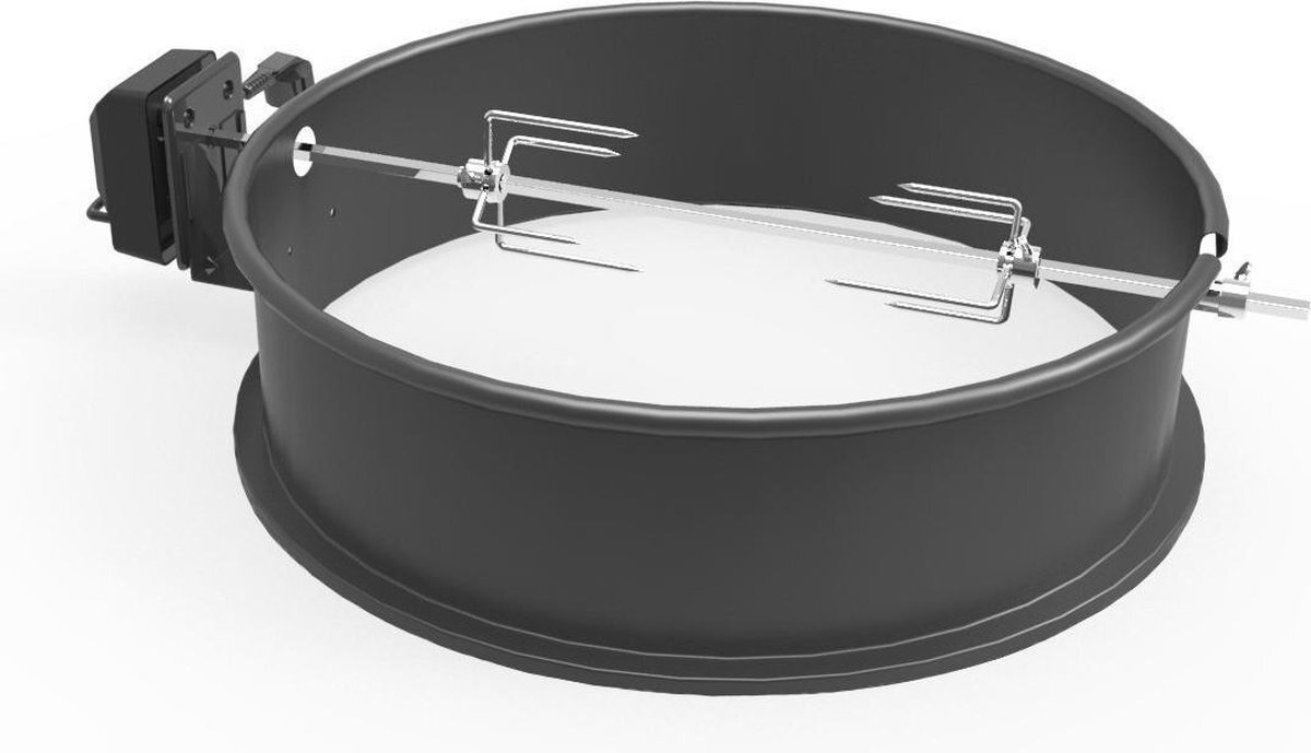 Jx BBQ Rotisserie Ring Elektrisch barbecuespit - Oa geschikt voor Weber Ø 57 CM Kettle
