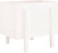 vidaXL Plantenbak 62x50x57 cm Massief Grenenhout Wit