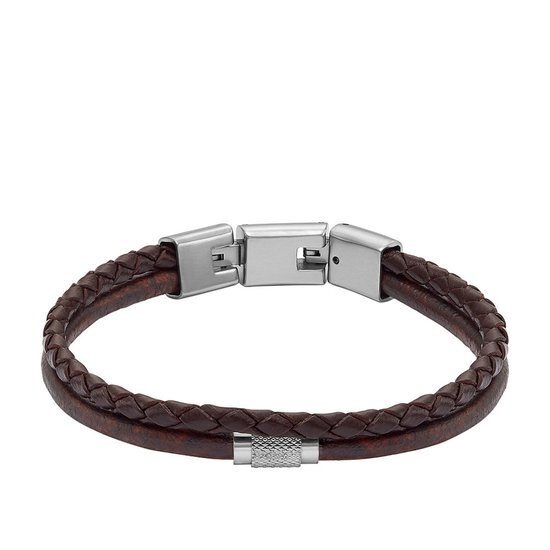 Fossil JF04702040 Heren Armband - Bruin