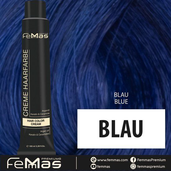 Femmas Blauw Haarverf Puur & Mix 100ml