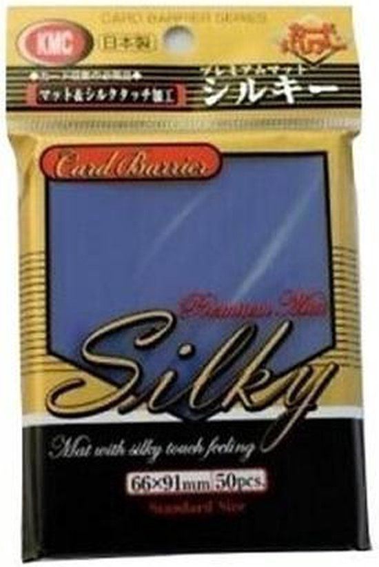 KMC Standard Sleeves - Silky Matte Blue (50 sleeves)