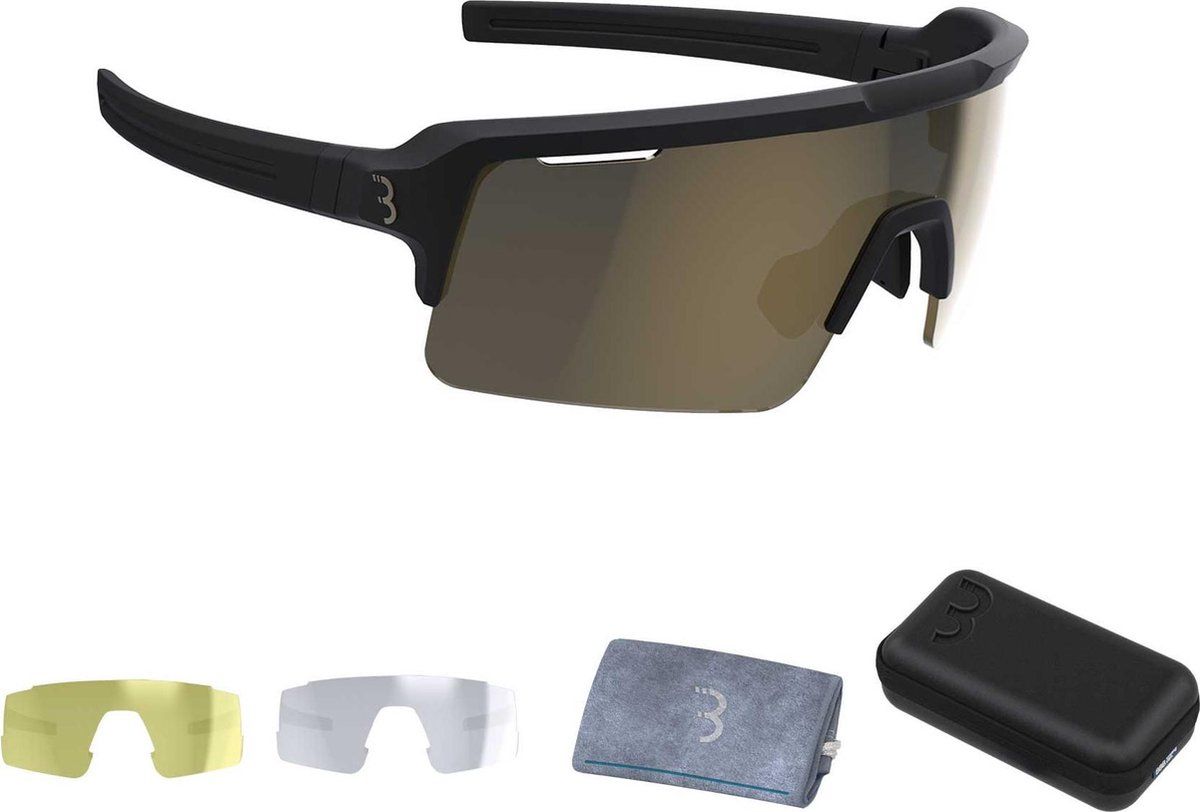 BBB Fuse PC MLC BSG-65 Sports Glasses - Black - 8716683128239