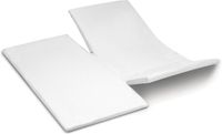 Cinderella Weekend Splittopper Hoeslaken - Dubbele Split - 2 Persoons - Coton - 180x200 cm - Blanc