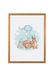 Komar Fotolijst hout Oak met muurschildering "Bambi Good Night" als set - Grootte: 30x40 cm