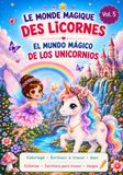 Le monde magique des licornes: un monde de licornes,fées et magie livre bilingue français-espagnol 3-6 ans