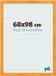 yd. Cadre photo 68x98 cm MDF Orange Pisa