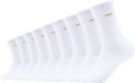 Camano Sokken Unisex-sokken Sportsokken Kousen Tennissokken, wit, 35-38