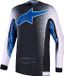 Alpinestars Supertech Hiten AFD Motocross-trui - Noir/bleu/violet - Taille L