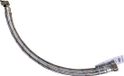 KIRCHHOFF Tuyau de raccordement flexible pour radiateur, 1"BI x 750 mm x 1"BI, angle unilatéral de 90°