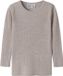 NAME IT NMNWAX WOOL RIB LS TOP NOOS T-shirt à manches longues unisexe