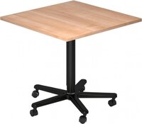 hjh OFFICE PRO Bistro 88Q D - Systeem conferentietafel Esdoorn / Zwart