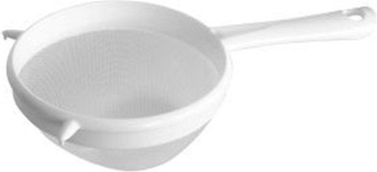 Fackelmann Zeefje - Zeef - 15 CM - Wit