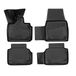 OMAC 1243444 Ensemble de tapis de sol ETP (élastomère thermoplastique), noir