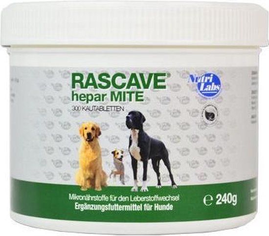 Nutrilabs Rascave Hepar - Mite - 90 tabletten
