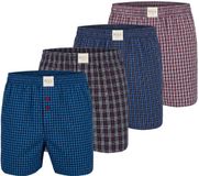 Phil & Co. Berlin Heren Boxershorts 4-pack - Katoenmix - Wijde Pasvorm