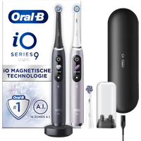 Oral-B iO 9 Elektrische Tandenborstel - Duopack - Roze en Zwart