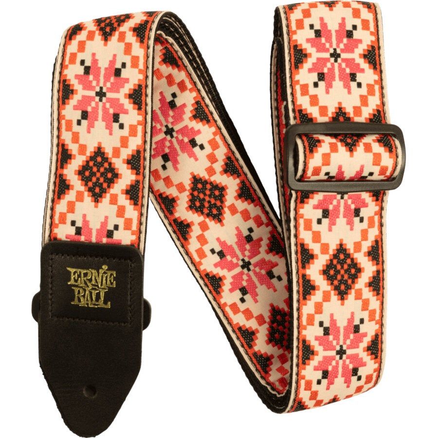 Ernie Ball Classic Jacquard Strap - Cinnamon Needlepoint - Gitaarband