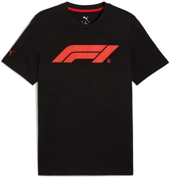 Puma F1 Ess Logo T-shirt Zwart L