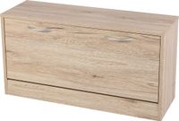 Urban Living PRATIK Schoenenrek met 1 deur 80x27xH42 cm Bruin