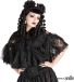 Sinister Gothic Sinister Cape/Mantel/Poncho 1058 Gothic, Victorian, Zwart