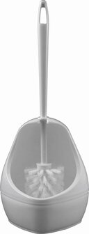 Sorx Toiletborstel en houder - Wit Kunststof - Druppelvorm