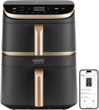 Cosori XXL Airfryer Turbo Tower Pro - 10.8L - 2 Manden - 7 Programma's - Zwart/Goud