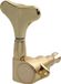 Boston 92-GLR machine heads for bass guitar, die cast, 2x left+2x right, gold