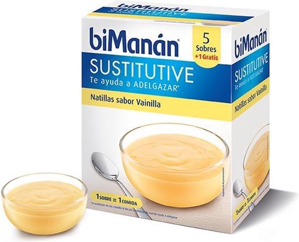 Bimanan Bimana n Sustitutive Vanilla Custard 5 Units