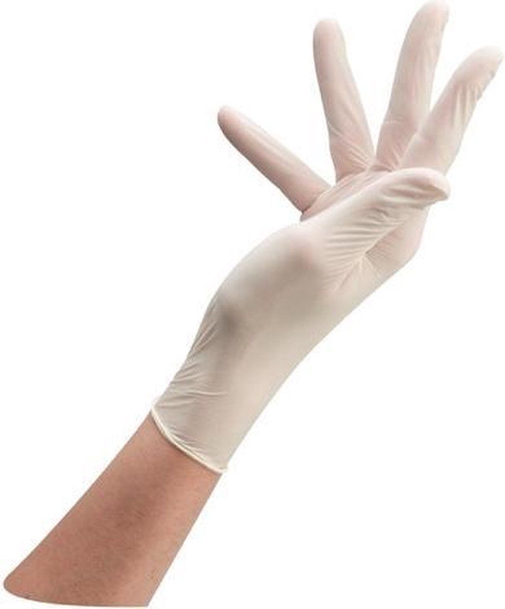 Sinelco HANDSCHOENEN LATEX 100 STK MEDIUM