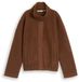 Tom Tailor - Teddy-sweatjack met opstaande kraag - Maat XL - new camel