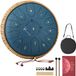 VEVOR Tongue Drum, ø305 mm, 13 Tonen, Rain Drum, C Majeur, Marineblauw