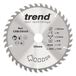 Trend Wood cirkelzaagblad, 260 mm diameter, 30 mm boring, 40 tanden, 2,3 mm snijvoeg, +15° haak, TCT, gemiddeld oppervlak, CSB/26040