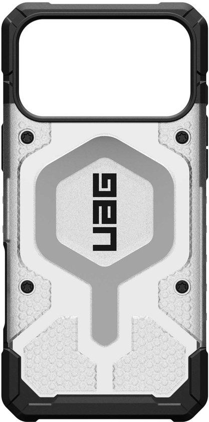 Urban Armor Gear Pathfinder Backcover geschikt voor MagSafe geschikt voor iPhone 17 Pro Max - Ice / Silver