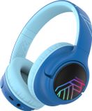 PowerLocus Bobo - Draadloze Koptelefoon voor Kinderen - Bluetooth koptelefoon - Blauw/Zwart