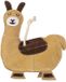 Waldhausen Jouets pour chevaux Lama Lotte Brun