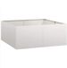 vidaXL Jardinière 100x100x40 cm Acier inoxydable