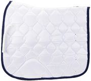 HKM Dressage Competition Zadeldekjes Wit/Marineblauw Dressuur