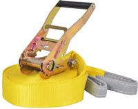 vidaXL Slackline 15 m x 50 mm 150 kg geel
